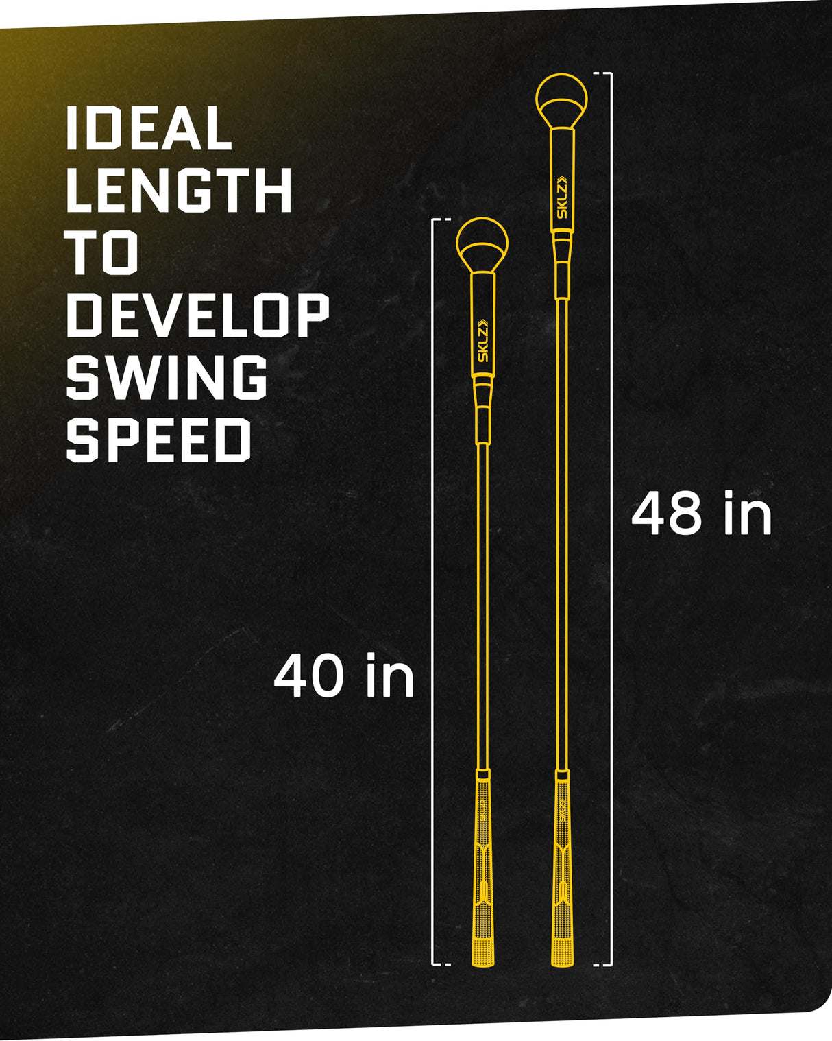 SKLZ Gold Flex Golf Swing Trainer Warm-Up Stick