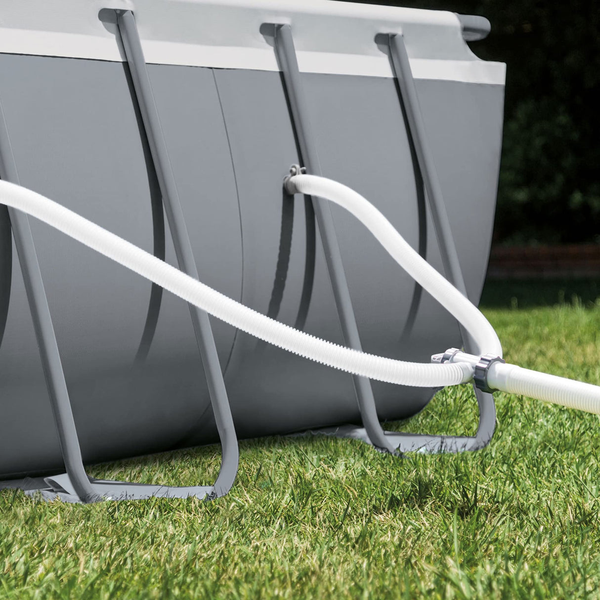 Intex Ultra XTR Frame 24' x 12' x 52" Above Ground Swimming Pool Set with Sand Filter Pump