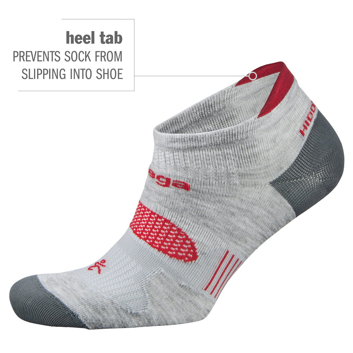 Balega Women's Hidden Dry Moisture Wicking Performance No Show Athletic Running Socks (1 Pair)