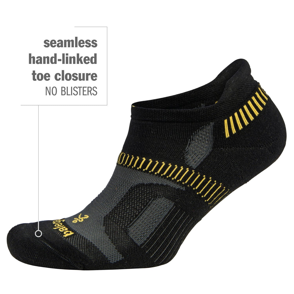 Balega Unisex Adult Hidden Contour Impact Resistance/Cushioning Performance No Show Athletic Running Socks (1 Pair)