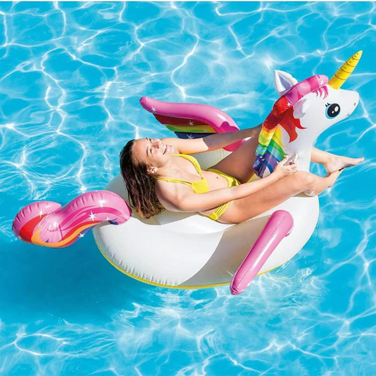 INTEX Ride-On Inflatable Pool Float