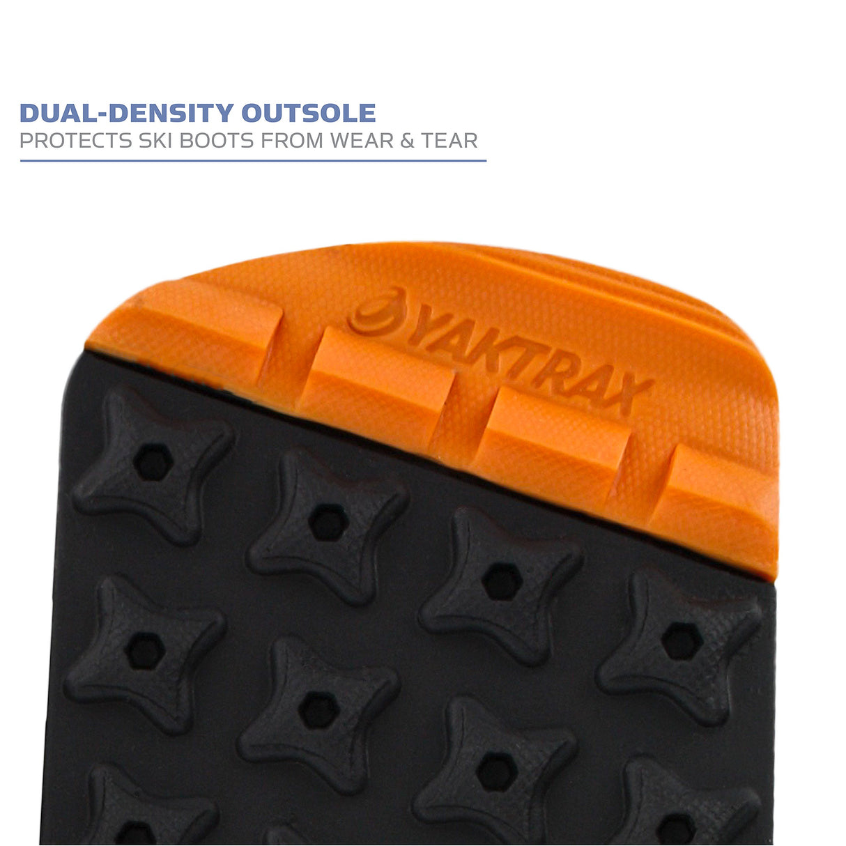 Yaktrax SkiTrax Ski Boot Tracks Traction and Protection Cleats (1 Pair)