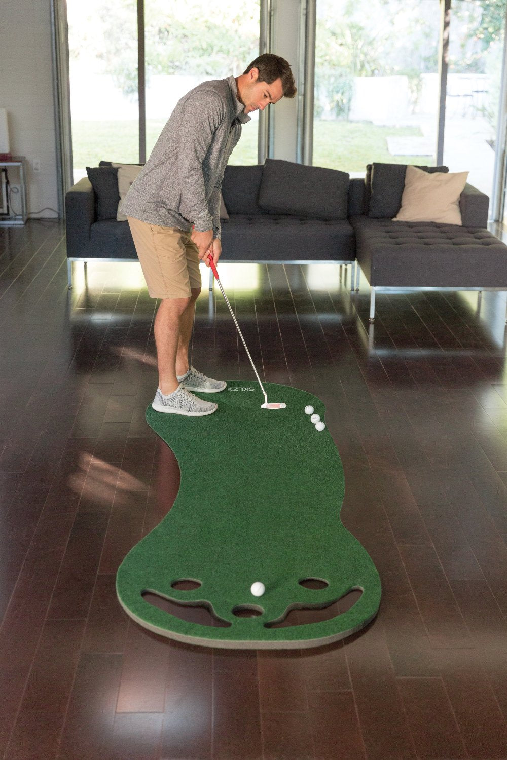 SKLZ Golf Indoor Putting Green, 3 x 9 feet