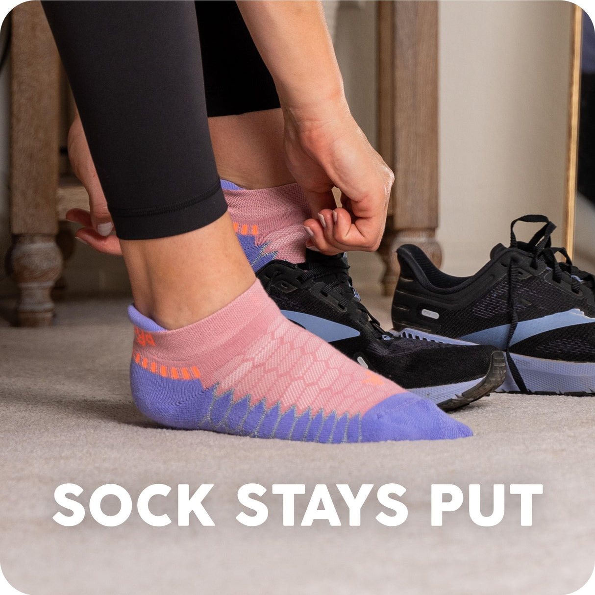 Balega Silver Compression Fit Performance No Show Athletic Running Socks (1 Pair)