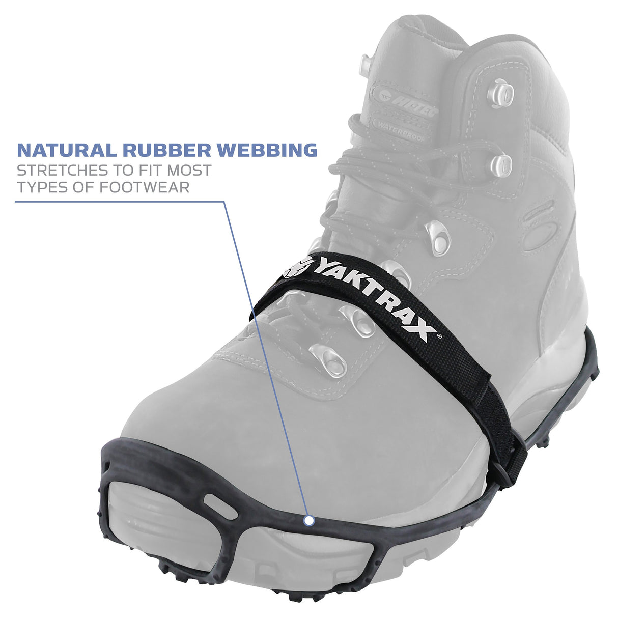 Yaktrax Spikes for Walking on Ice and Snow (1 Pair)