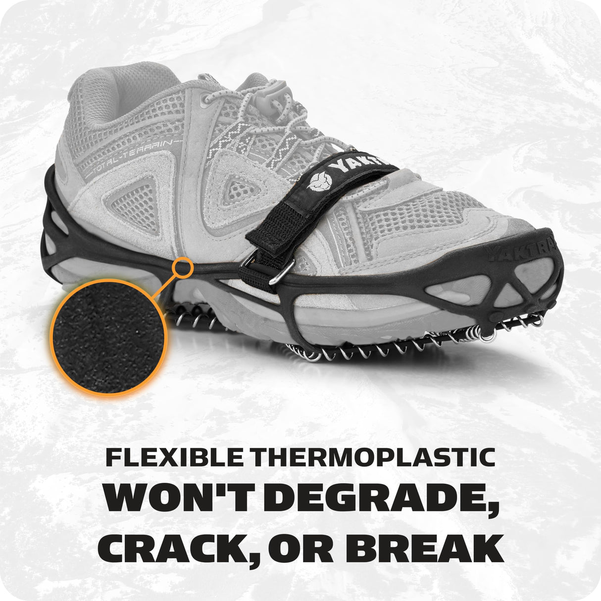 Yaktrax Pro Traction Cleats for Walking, Jogging, or Hiking on Snow and Ice