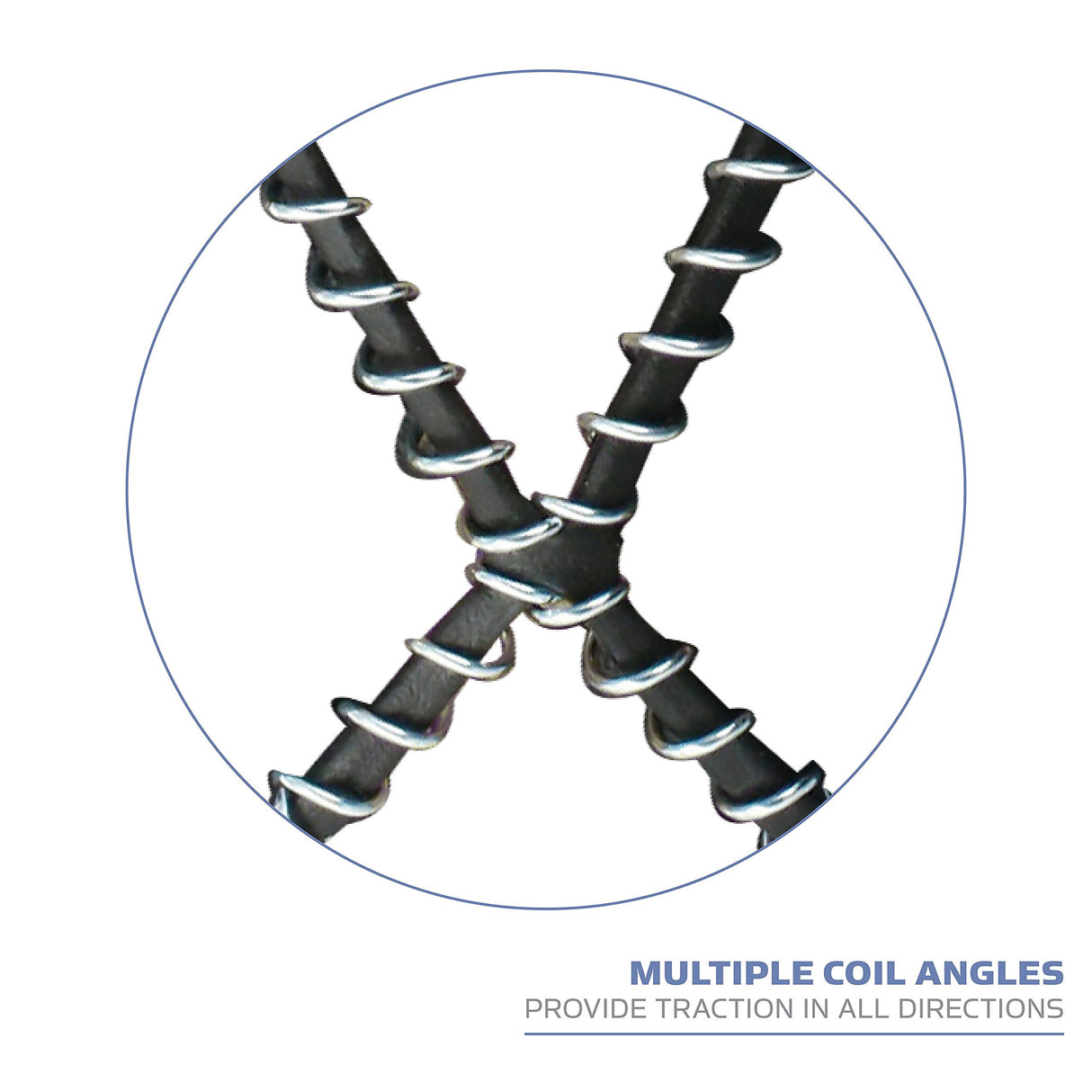 Yaktrax Walker Traction Cleats for Snow and Ice, Black, Medium