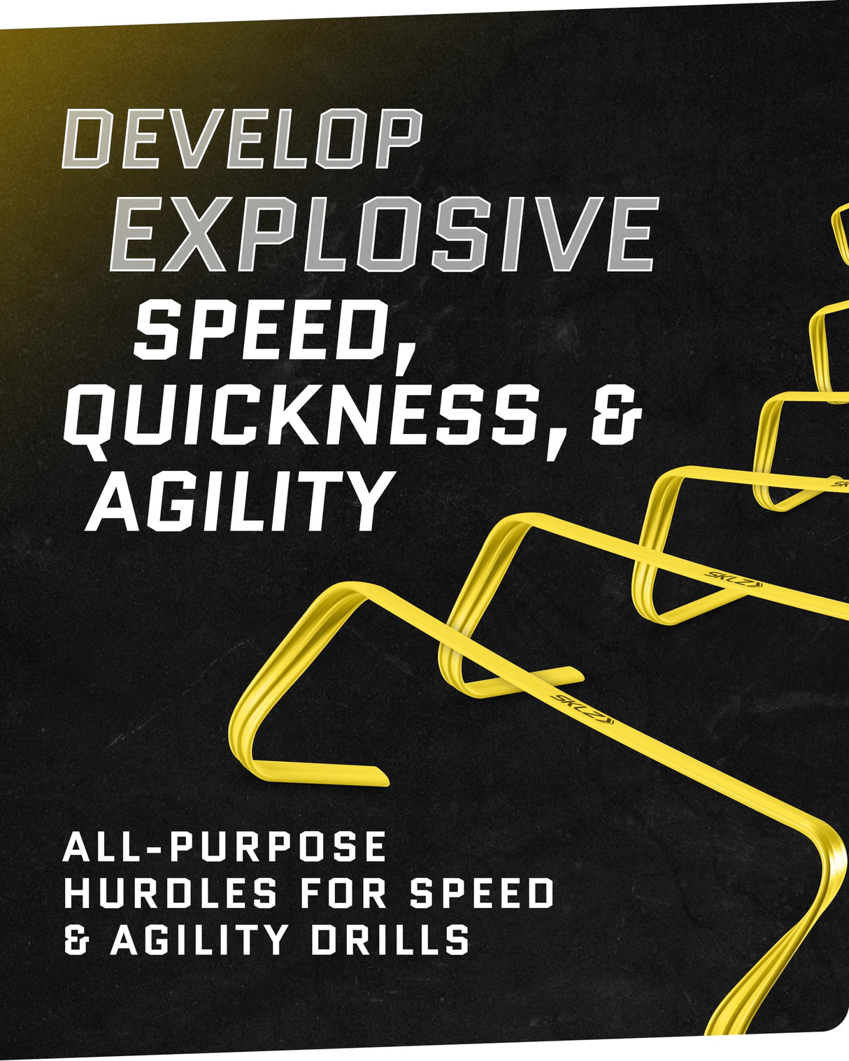 SKLZ Agility Training Set: 6X Hurdles and Speed Gates, Boost Speed, Agility, and Coordination!