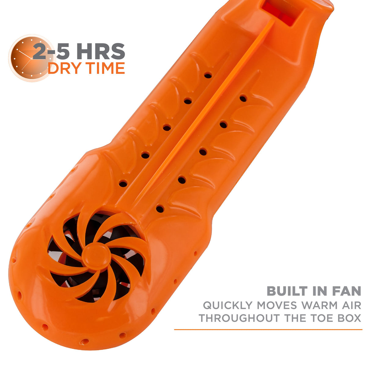 DryGuy Travel Dry DX Boot Dryer and Shoe Dryer, Orange