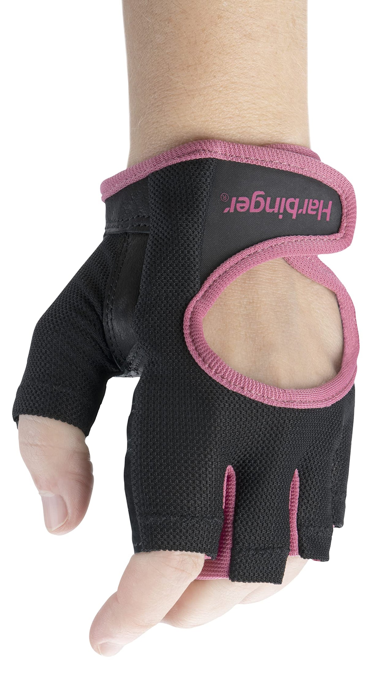 Harbinger Women's Power Gloves for Weightlifting, Training, Fitness, and Gym Workouts with StretchBack Comfort