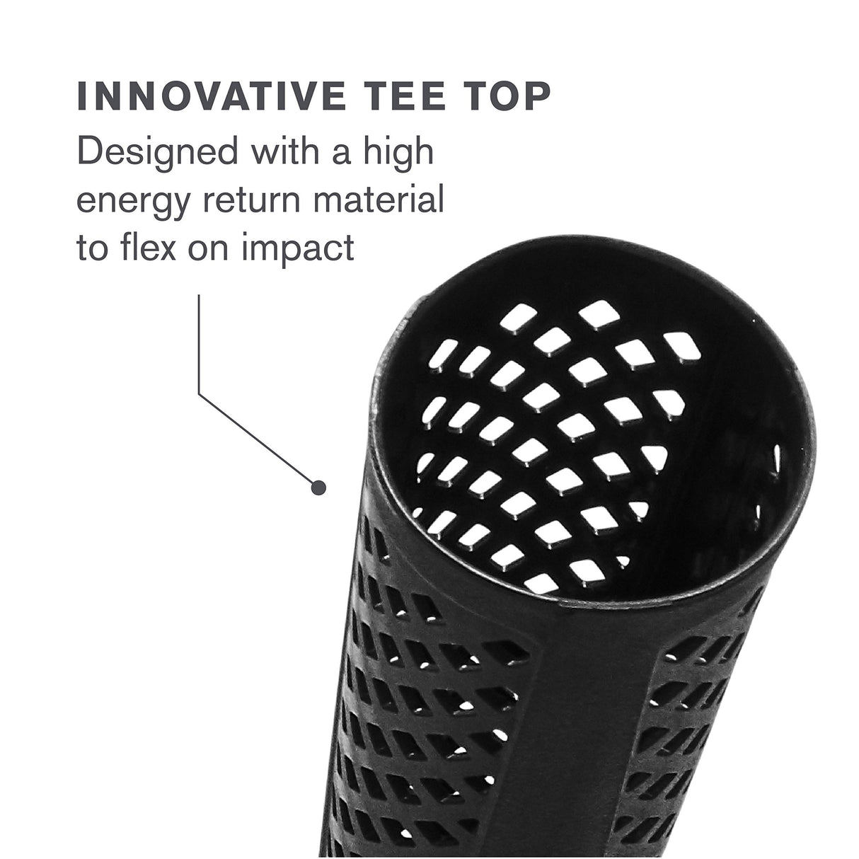 SKLZ Pro Elite Heavy-Duty Adjustable Baseball and Softball Batting Training Tee Black