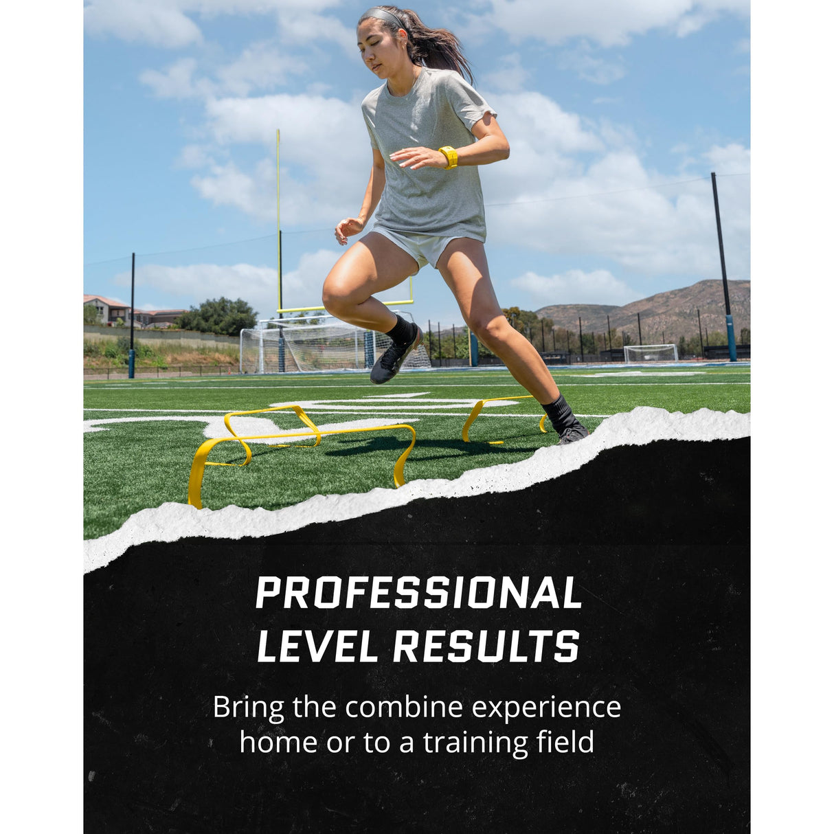 SKLZ Hyper Speed Athletic Training System – Wearable Sports Technology with Integrated Training Videos for Speed, Agility, and Vertical Jump Enhancement, Includes Tripod Phone Stand