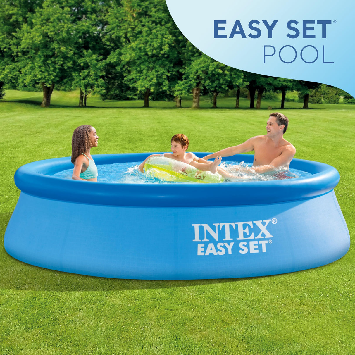 Intex 28106EH Easy Set Inflatable Swimming Pool: 8ft x 24in