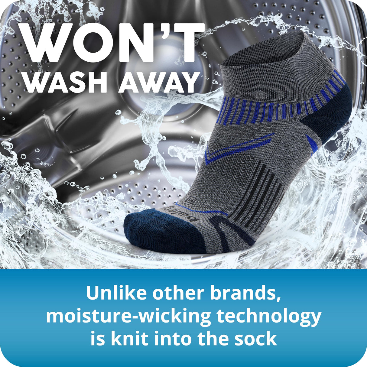 Balega Unisex Adult Enduro Arch Support Performance Quarter Athletic Running Socks (1 Pair)