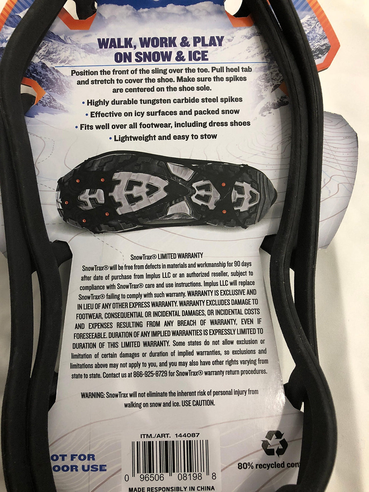 Yaktrax Snow Trax L-XL