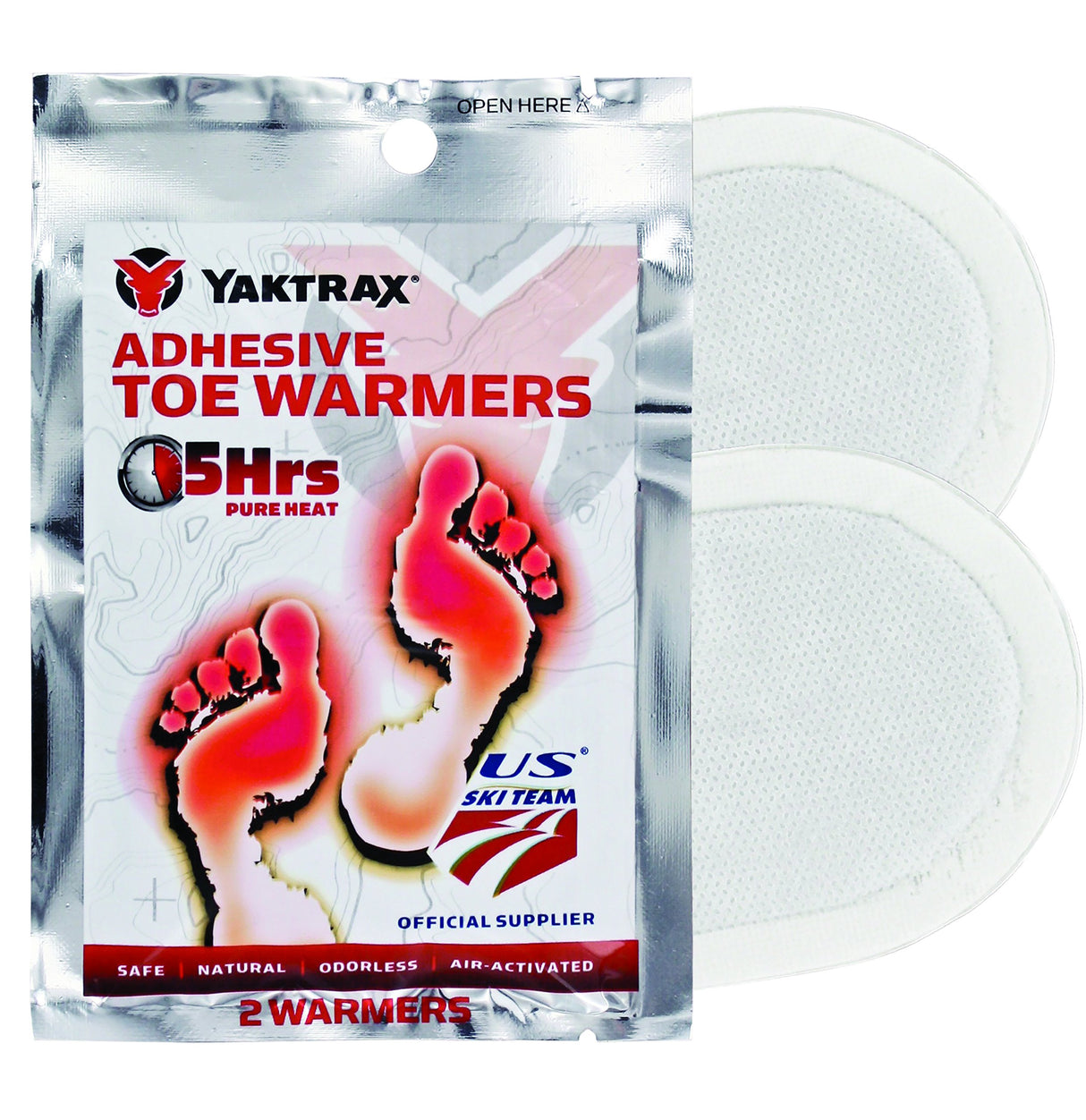 Yaktrax Adhesive Toe Warmer
