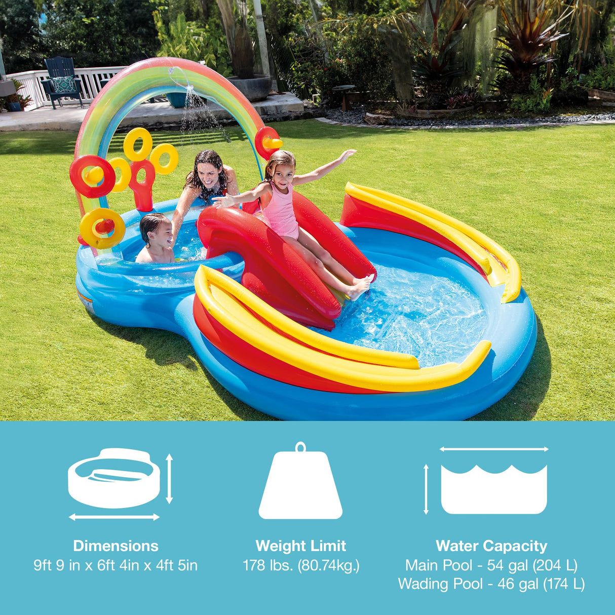 Intex Gator Inflatable Kiddie Pool