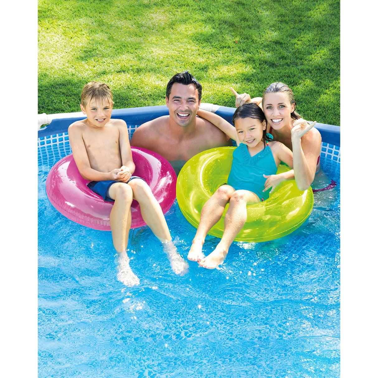 Intex 28206EH Large Round Above Ground Swimming Pool 10 Foot by 30 Inch