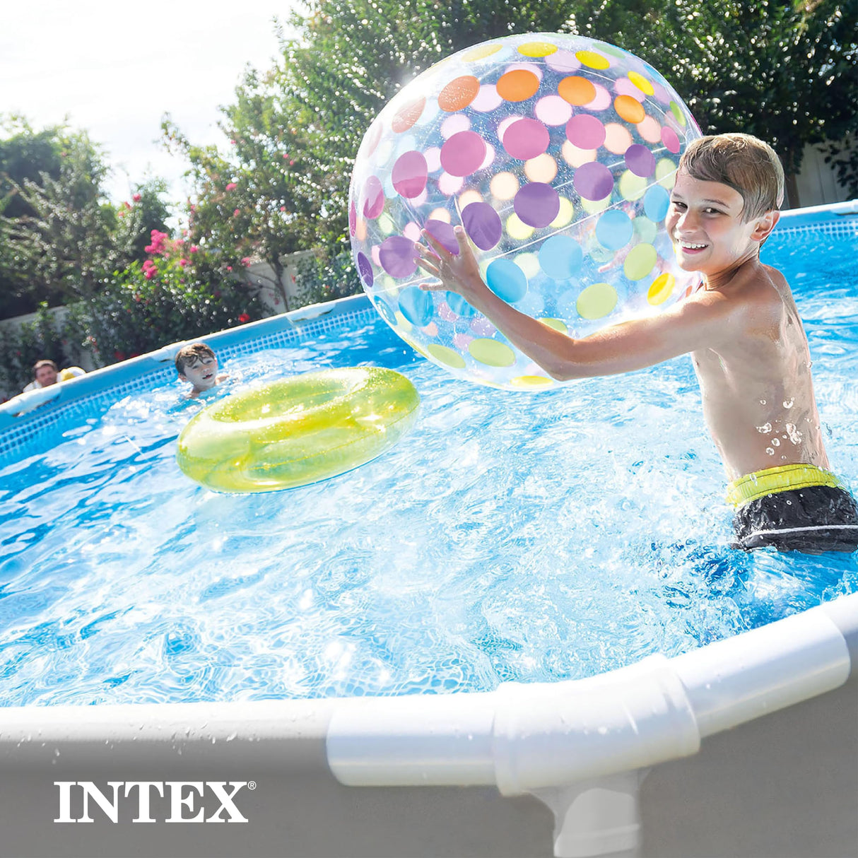 Intex Prism Frame Above Ground Swimming Pool Set