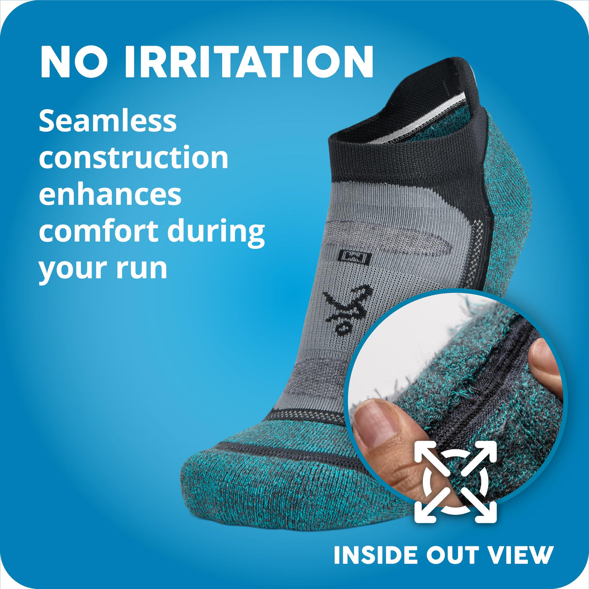 Balega Unisex Adult No Show Performance Athletic Running Socks (3 Pairs)