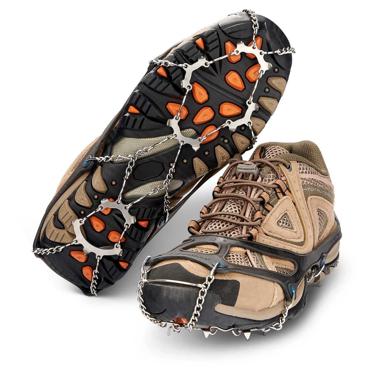 Yaktrax Traverse Heavy-Duty Traction Spikes for Walking on Snow and Ice (1 Pair)