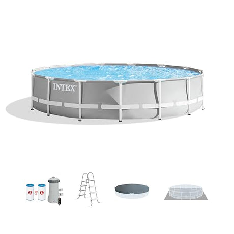 Intex Prism Frame Above Ground Swimming Pool Set