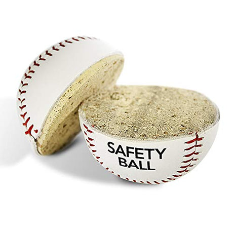 SKLZ Soft Cushioned Safety Baseballs, 2 Pack, White Pearl