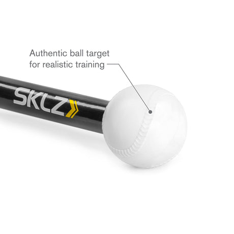 SKLZ Hitting Stick Batting Swing Trainer Select for Baseball with Impact Absorbing Handle, 52",Black