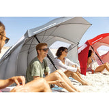 Sport-Brella Premiere UPF 50+ Umbrella Shelter for Sun and Rain Protection (8-Foot, Gray)