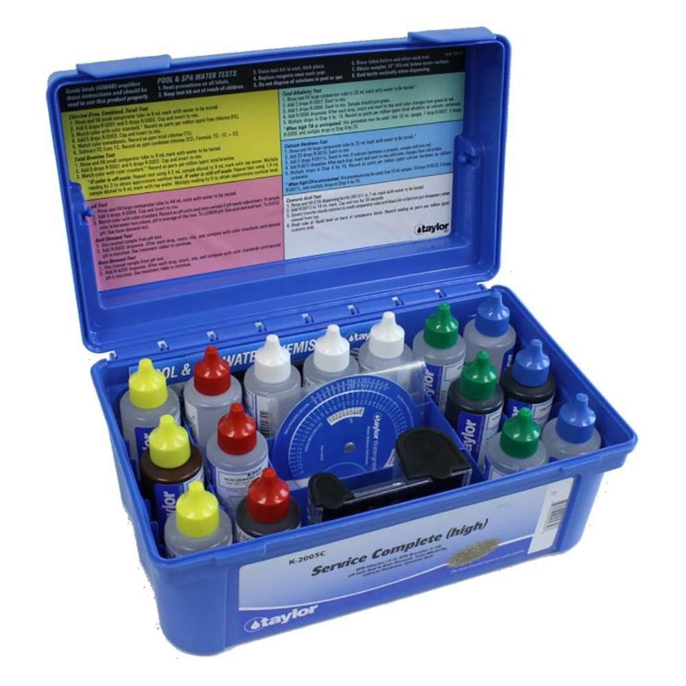 Taylor K-2005C Service Complete Swimming Pool Test Kit