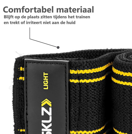 SKLZ Non-Slip Fabric Mini Resistance Band for Upper and Lower Body