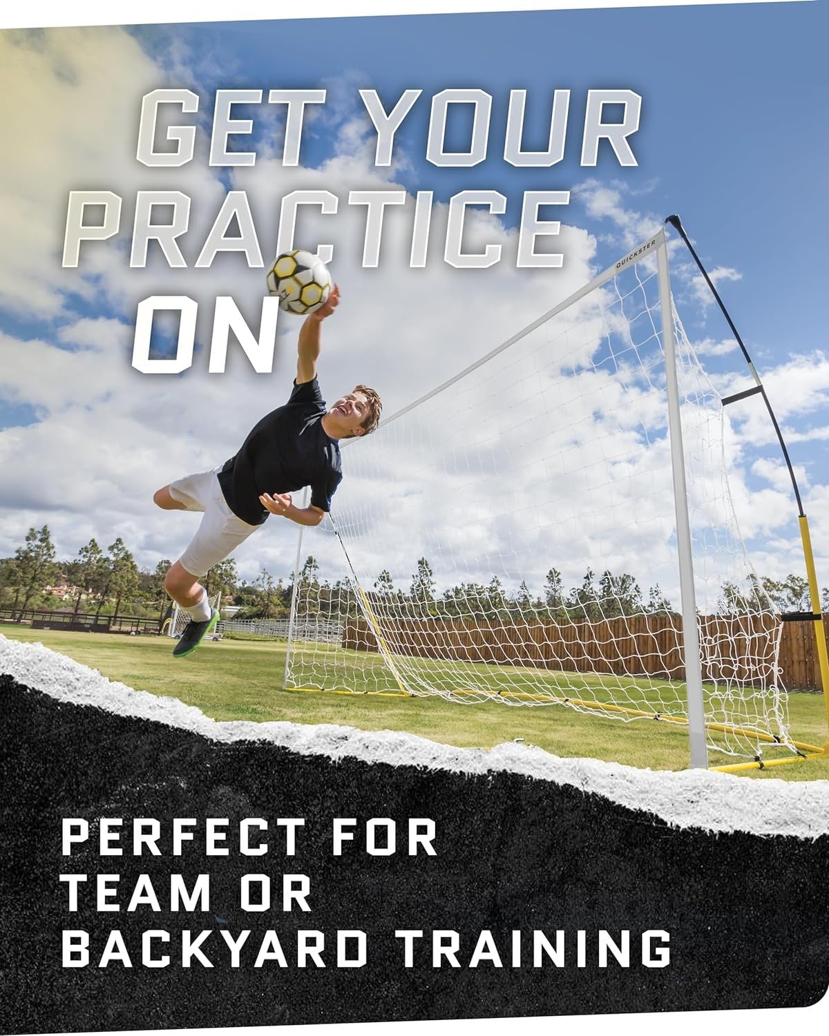 SKLZ Quickster Portable Soccer Goal and Net