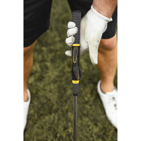 SKLZ Golf Grip Trainer Attachment for Improving Hand Positioning,Black/yellow