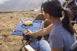 Sport-Brella SunSoul Portable Folding Table for Outdoor Camping, Picnics, Tailgates, and Beach Navy