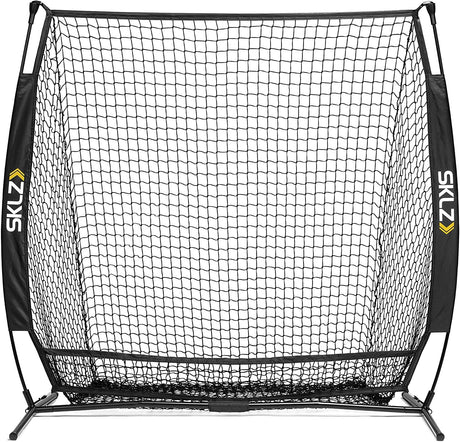 SKLZ Portable Baseball and Softball Hitting Net with Vault, 5 x 5 feet