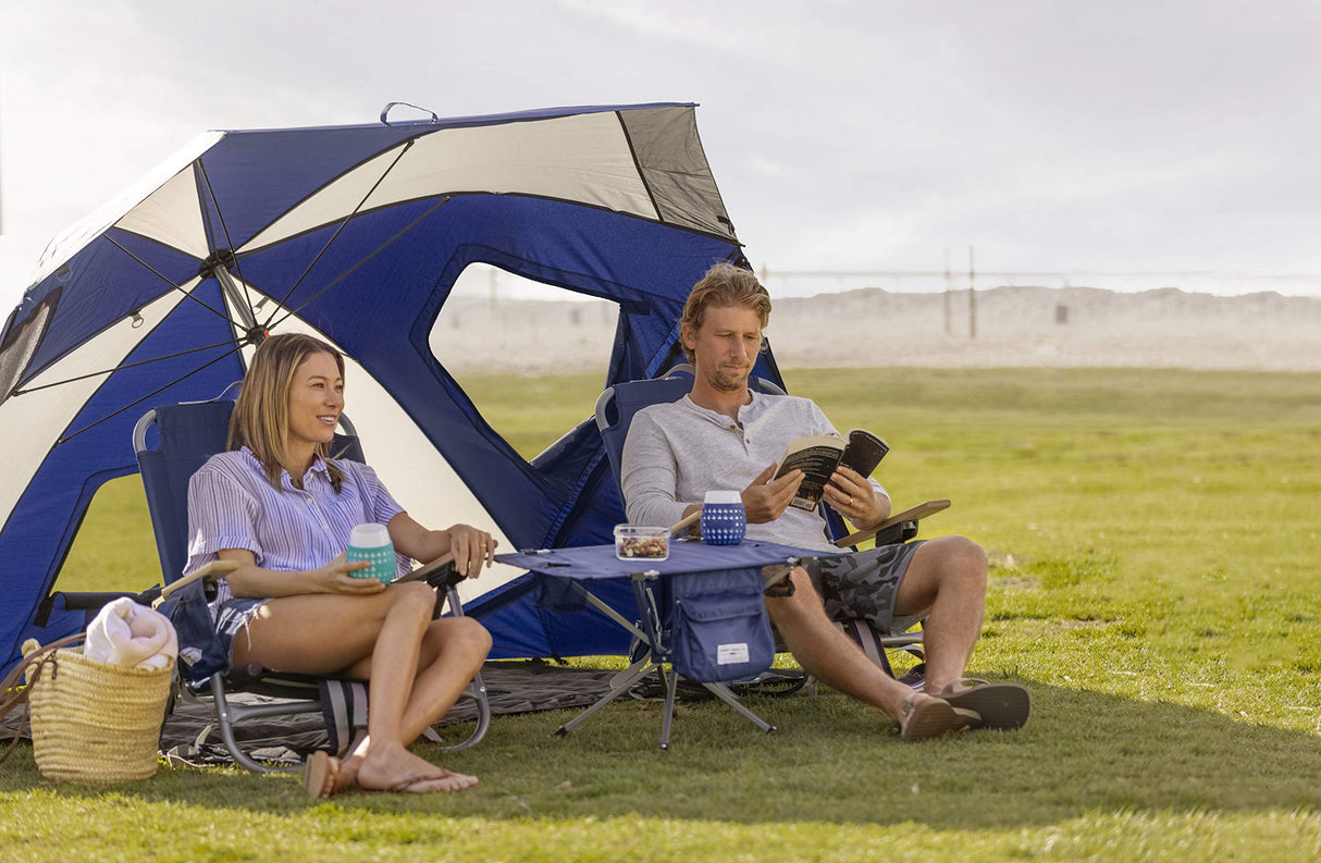 Sport-Brella Sunsoul Heavy-Duty UPF 50+ Umbrella Shelter (8-Foot),Navy